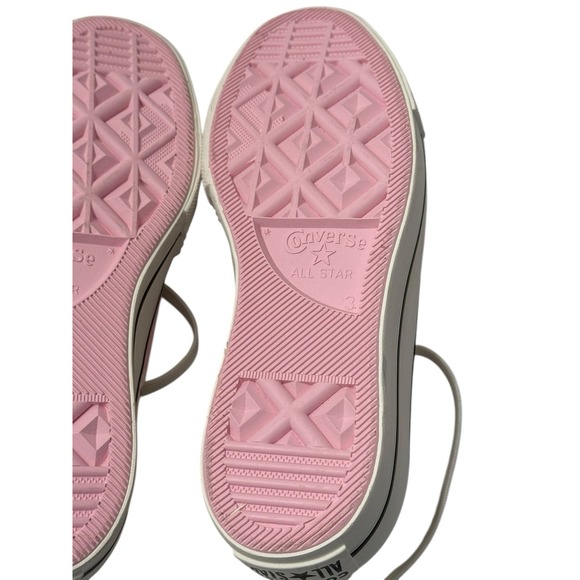 VTG Y2K Converse All Stars Chuck Taylor Platform Low Rise Camp Daisies Pink SZ 5 - Picture 9 of 14